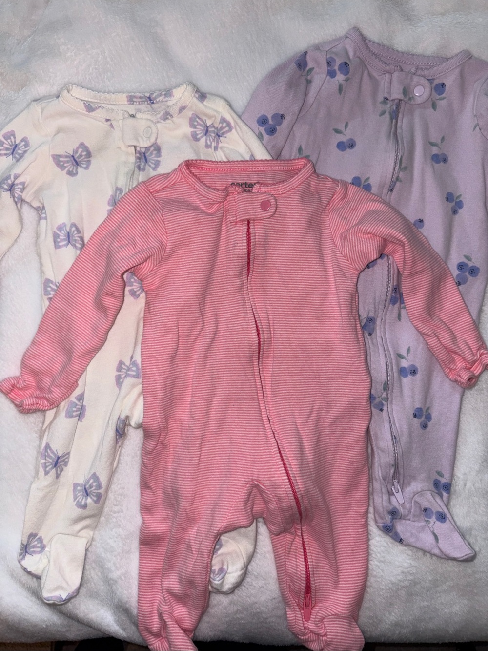 Carter's 3 month Baby One-Piece footie pajamas
